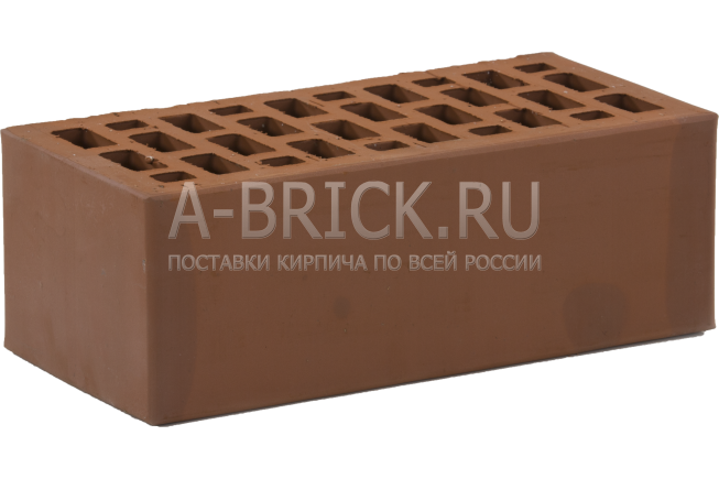 Рязанский кирпичный завод АО, г.Рязань Кирпич керамический облицовочный утолщенный пустотелый гладкий красный, Рязанский КЗ