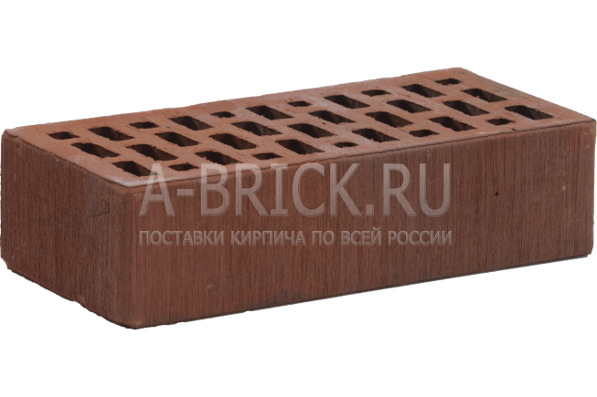 Кровли из Европы ООО, г.Калининград Кирпич облицовочный рельефный одинарный пустотелый "тростник" красный, "Кровли из Европы"